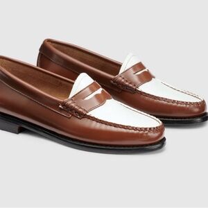 G.H. Bass & Co. Brown and White Women’s Loafers